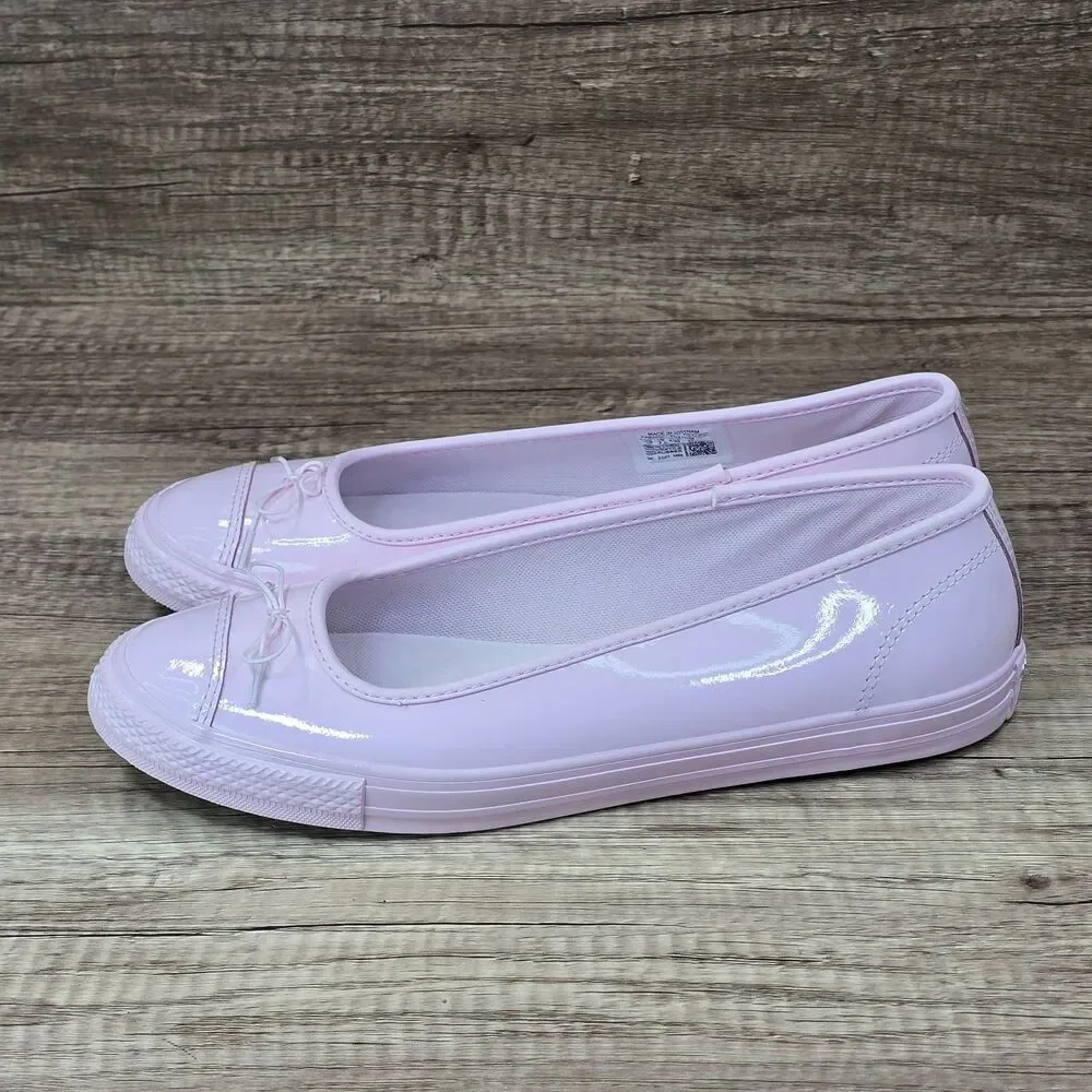 Converse Chuck Taylor All Star Dainty Ballerina Women's 10 Pink Patent Leather